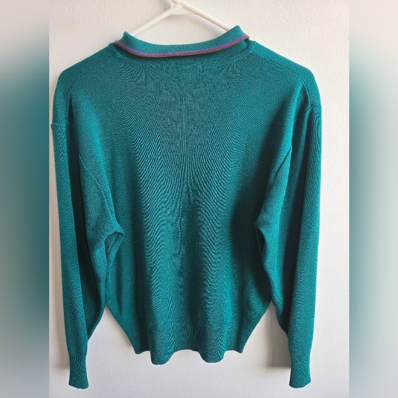 Vintage Green Top Size M - Picture 5 of 5